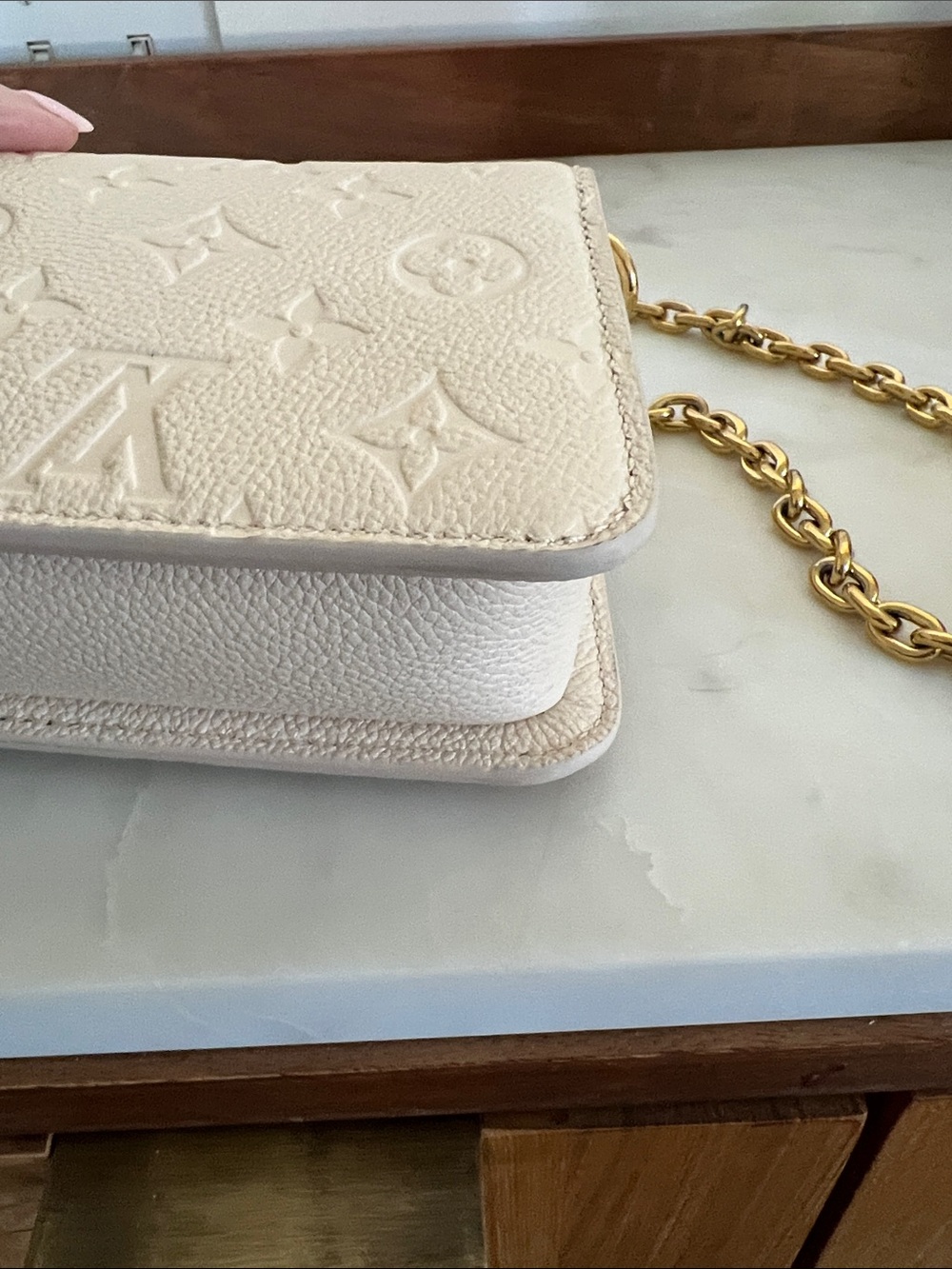 Louis Vuitton Genuine Wallet On Chain Métis in Crème - Picture 5 of 15
